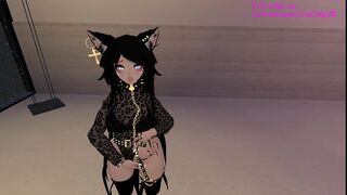 Submissive JOI in Virtual Reality ❤️intense Moaning and Spanking; POV Blowjob [VRchat 3D Hentai]