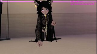 Submissive JOI in Virtual Reality ❤️intense Moaning and Spanking; POV Blowjob [VRchat 3D Hentai]