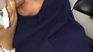 malay hijab sucking dick