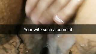 My Wife become a Cum Addicted Whore and Cumslut for Breeding [cuckold. Snapchat]