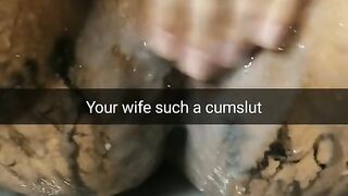 My Wife become a Cum Addicted Whore and Cumslut for Breeding [cuckold. Snapchat]