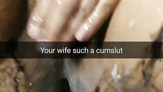 My Wife become a Cum Addicted Whore and Cumslut for Breeding [cuckold. Snapchat]