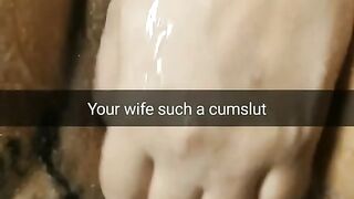 My Wife become a Cum Addicted Whore and Cumslut for Breeding [cuckold. Snapchat]