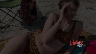 Swindle a Stranger on the Beach for Blowjob