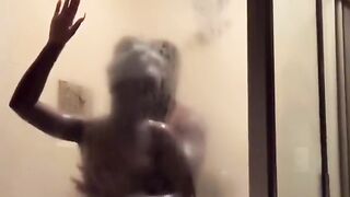 Ebony Couple Shower Sex