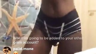 Luhmoo Naked on Instagram Live