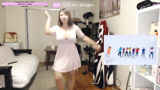 Massive Breasted Asian Twitch Streamer knows what she is doing to Audience