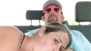 MILF Gets Fucked in Parking Lot Backseat outside Restaurant