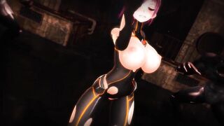 MMD R18 get Ready Boom Boom Boom! Naked Version