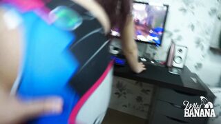 D.Va having a Quickie while Gaming - miss Banana