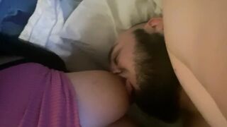 Waking up my Husband for his Midnight Feeding