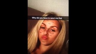 White Teen Slut used over Snapchat