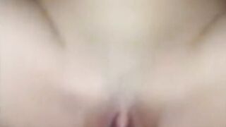 Cute Teen Creampied while Listening Music