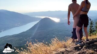 Mountain Summit Strap on Pegging Breathtaking View