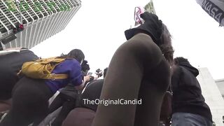 Latina Booty during Blm Protest