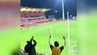 Gorgeous Women Flashing a Stadium Full of Soccer Fans