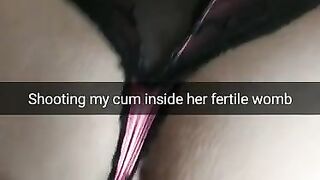 Cumming into Tight 18-years old Teen Pussy~ Bareback Snapchat