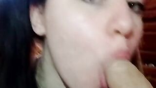 My 18y old Girlfriend Sucking Dick