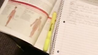 Anatomy Tutor Gets Paid by Blowjob