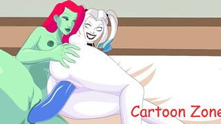 Harley Quinn and Poison Ivy Lesbian Porn Video