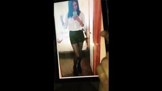 Cumtribute Gaby Meza Huge Legs Youtuber