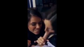 Two Babes Give Amazing Blowjob