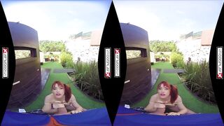 Pokemon Cosplay VR Porn Parody starring Anny Aurora in a naughty outdoor pussy pounding!