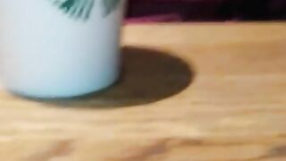 Remote Control Vibrator Toy in a Starbucks!! (Risky Public)