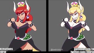 GIF Compilation - Monster Girls, Robot Girls, Breast Expansion (animations by Zedrin)