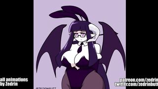 GIF Compilation - Monster Girls, Robot Girls, Breast Expansion (animations by Zedrin)