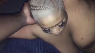 Horny BBC Angrily Wakes up Pretty Yella Bone BBW for Deepthroat