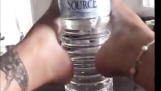 Mariefrenchfeetgirl Boomerang Instagram Footjob Water Bottle/glass Bottle (loop)