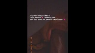 College Thot Sucking Dick on Snap