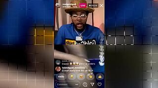 Jamaican thot teen tam. .neile on Instagram live with goldgad read the comments DWL