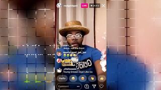 Jamaican thot teen tam. .neile on Instagram live with goldgad read the comments DWL