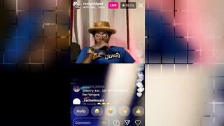 Jamaican thot teen tam. .neile on Instagram live with goldgad read the comments DWL