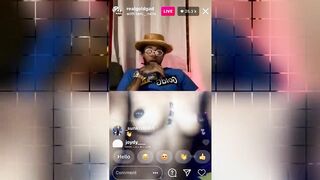 Jamaican thot teen tam. .neile on Instagram live with goldgad read the comments DWL