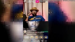 Jamaican thot teen tam. .neile on Instagram live with goldgad read the comments DWL