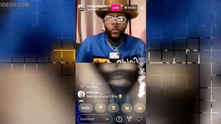 Jamaican thot teen tam. .neile on Instagram live with goldgad read the comments DWL