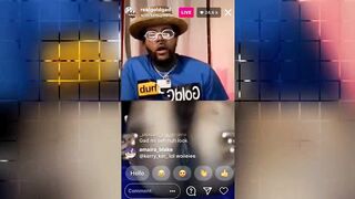 Jamaican thot teen tam. .neile on Instagram live with goldgad read the comments DWL