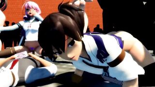 Mmd Kancolle Girls Fucked with no Mercy HD Porn