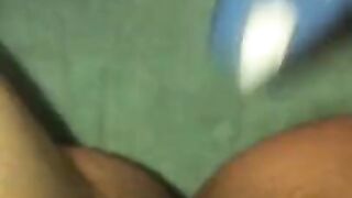 latina hairbrush orgasm