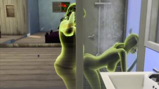 The Male Member Enters the Transparent Girl and is seen in Sex | Sims 4 Wicked Woohoo