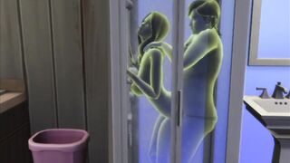 The Male Member Enters the Transparent Girl and is seen in Sex | Sims 4 Wicked Woohoo