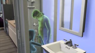 The Male Member Enters the Transparent Girl and is seen in Sex | Sims 4 Wicked Woohoo