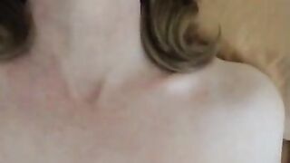 Wife is trying to be quiet when she cums