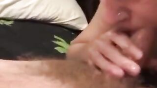 Sucking and Riding Daddy’s Cock