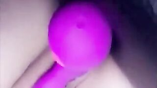 Hot Blonde Babe Masturbate inside the Car - Snapchat Step Mom