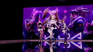 [MMD] BLACKPINK - Kil this Love Strip Vers. Ahri Akali Evelynn Kaisa 3D Erotic Dance