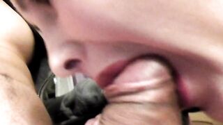 Sweet lips on cock POV